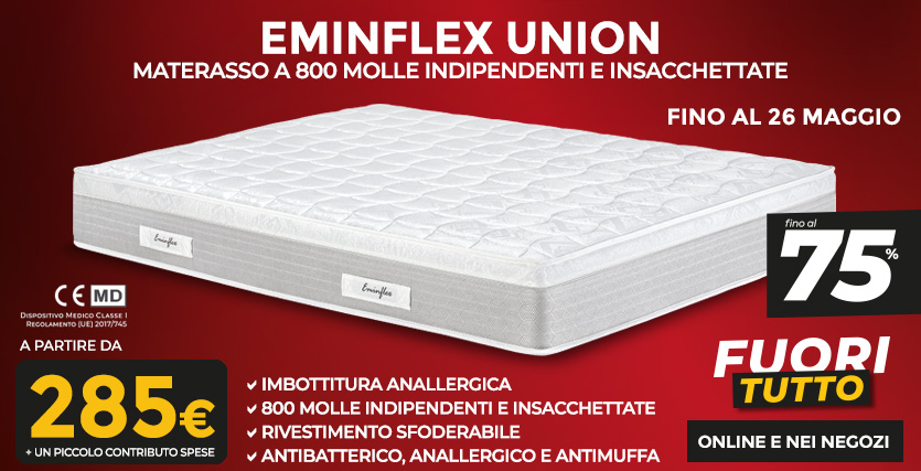 Offerta materasso Union di Eminflex