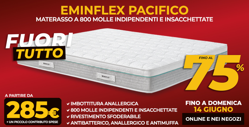 Offerta materasso Pacifico di Eminflex
